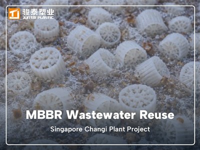 High-Efficiency MBBR Media For Wastewater Reuse|Singapore Changi Plant Project